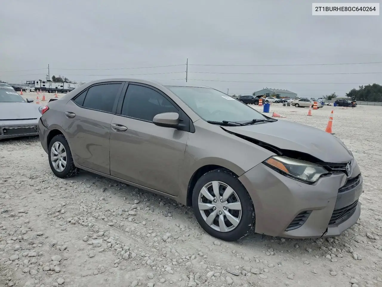 2T1BURHE8GC640264 2016 Toyota Corolla L