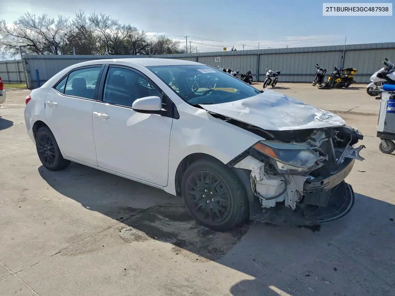 2T1BURHE3GC487938 2016 Toyota Corolla L