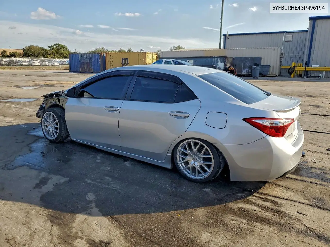 5YFBURHE4GP496194 2016 Toyota Corolla L