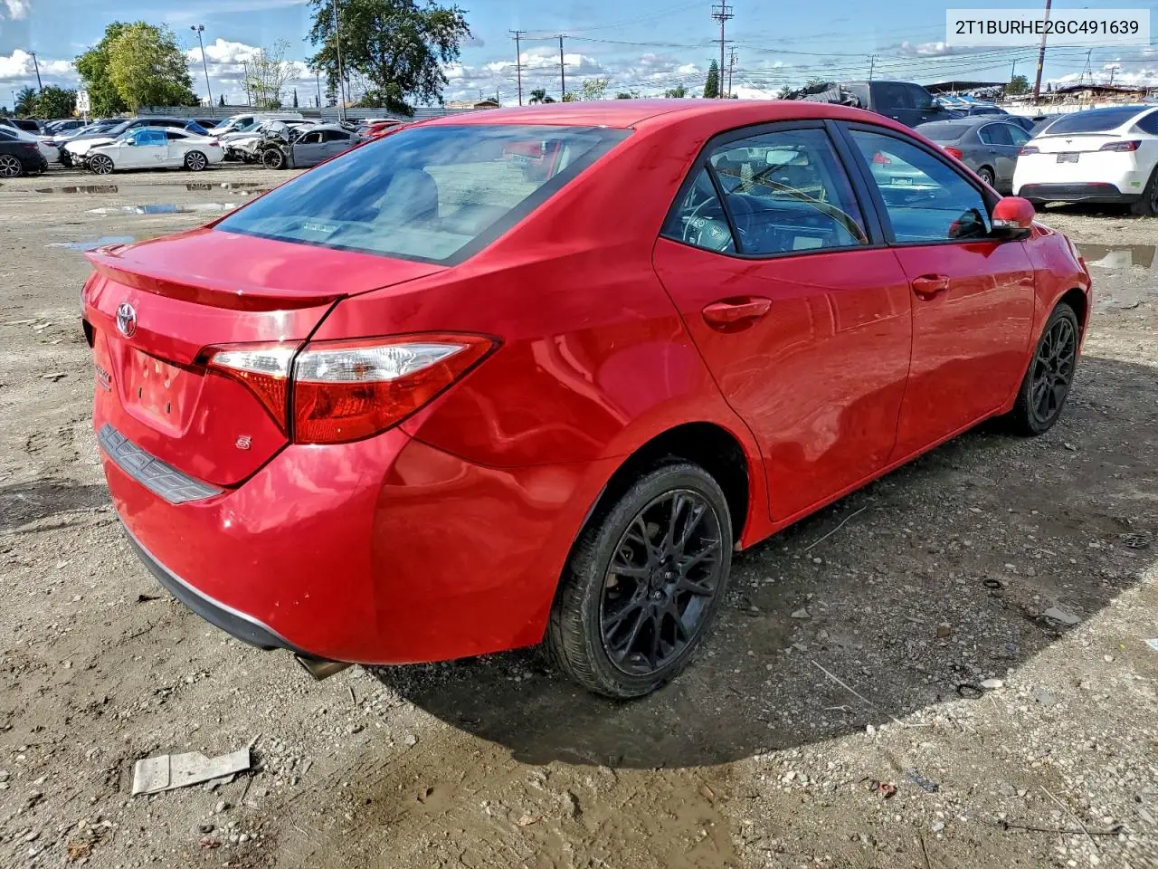 2T1BURHE2GC491639 2016 Toyota Corolla L