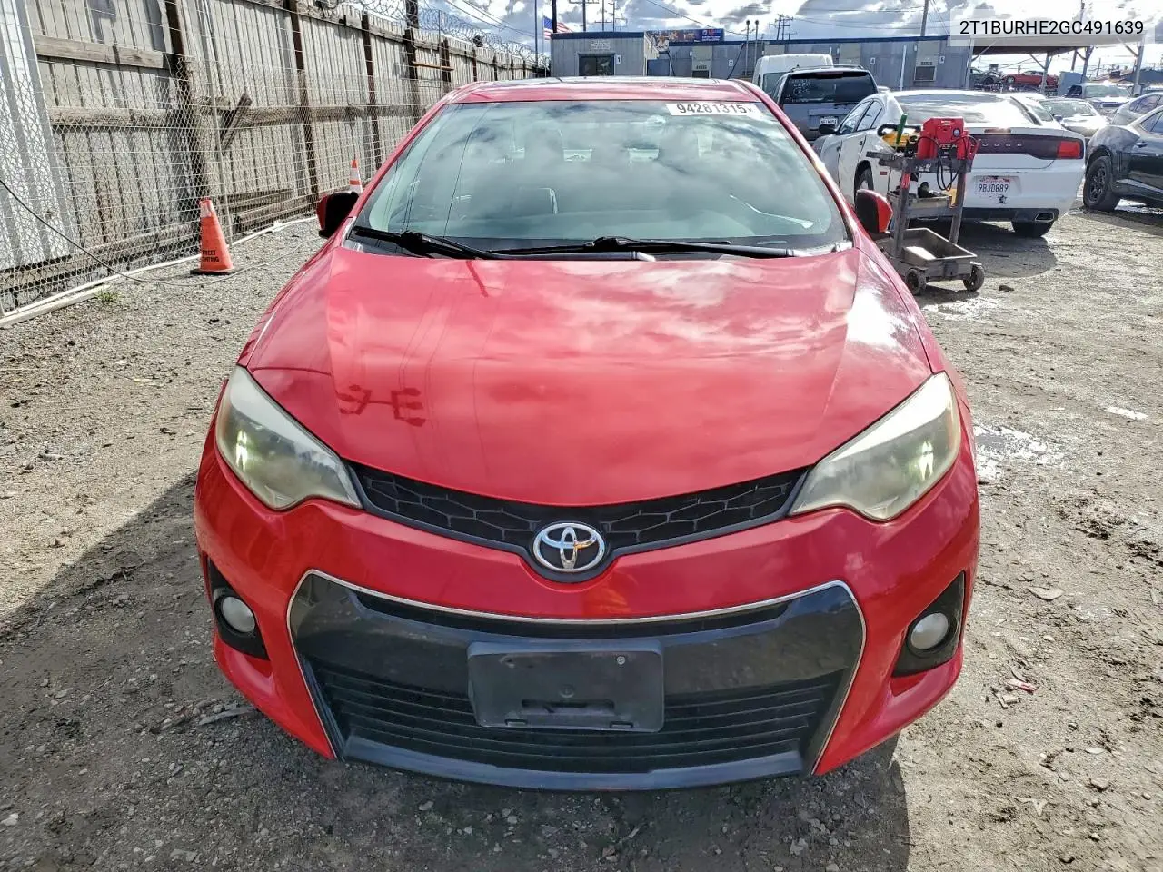 2T1BURHE2GC491639 2016 Toyota Corolla L
