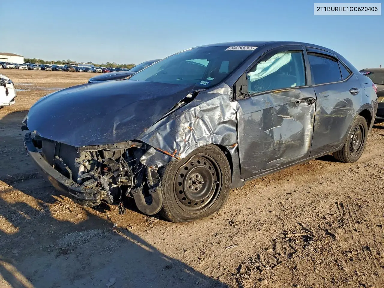 2T1BURHE1GC620406 2016 Toyota Corolla L