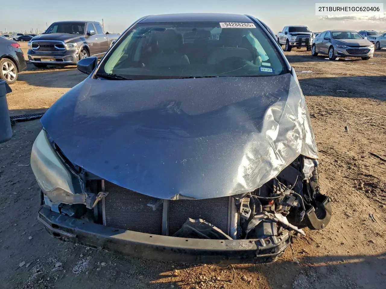 2T1BURHE1GC620406 2016 Toyota Corolla L