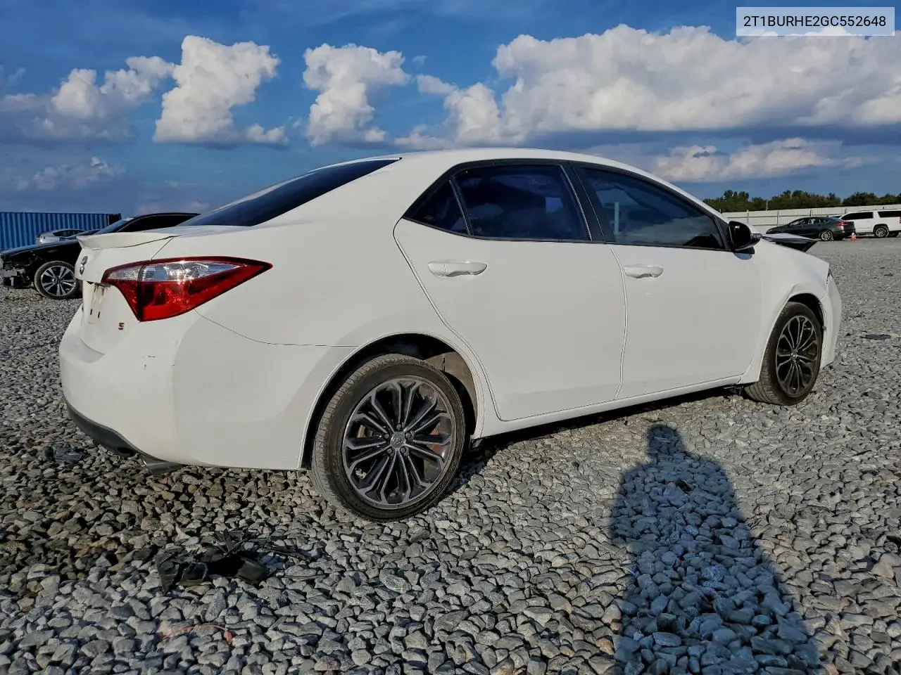 2T1BURHE2GC552648 2016 Toyota Corolla L