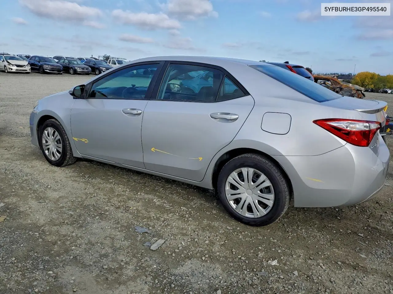 5YFBURHE3GP495540 2016 Toyota Corolla L