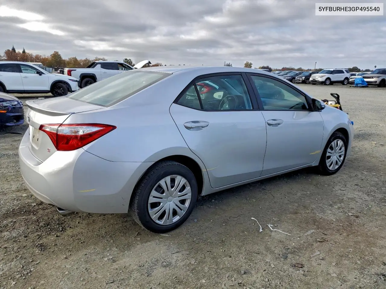5YFBURHE3GP495540 2016 Toyota Corolla L