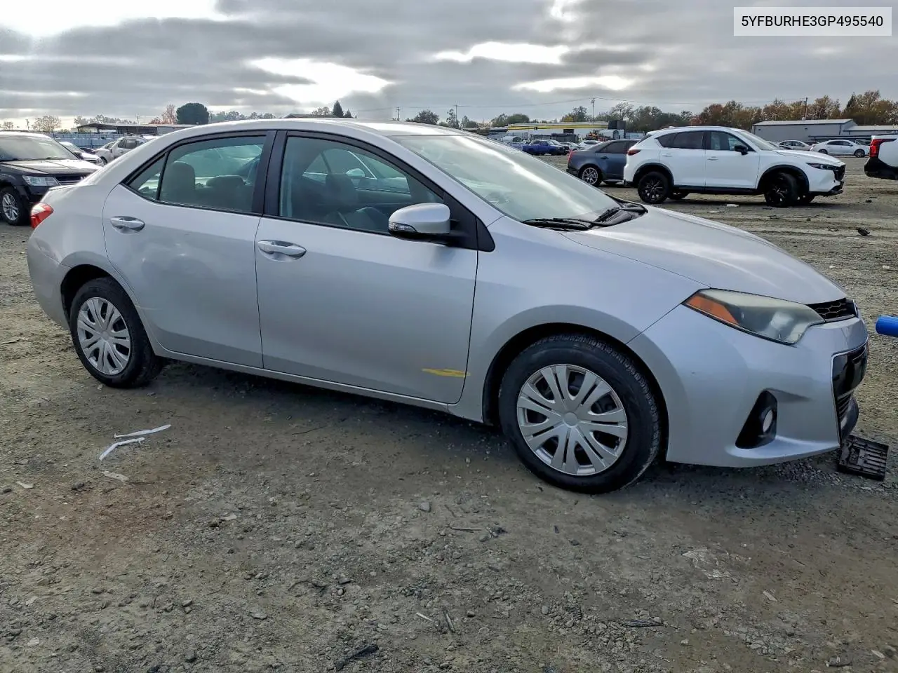 5YFBURHE3GP495540 2016 Toyota Corolla L