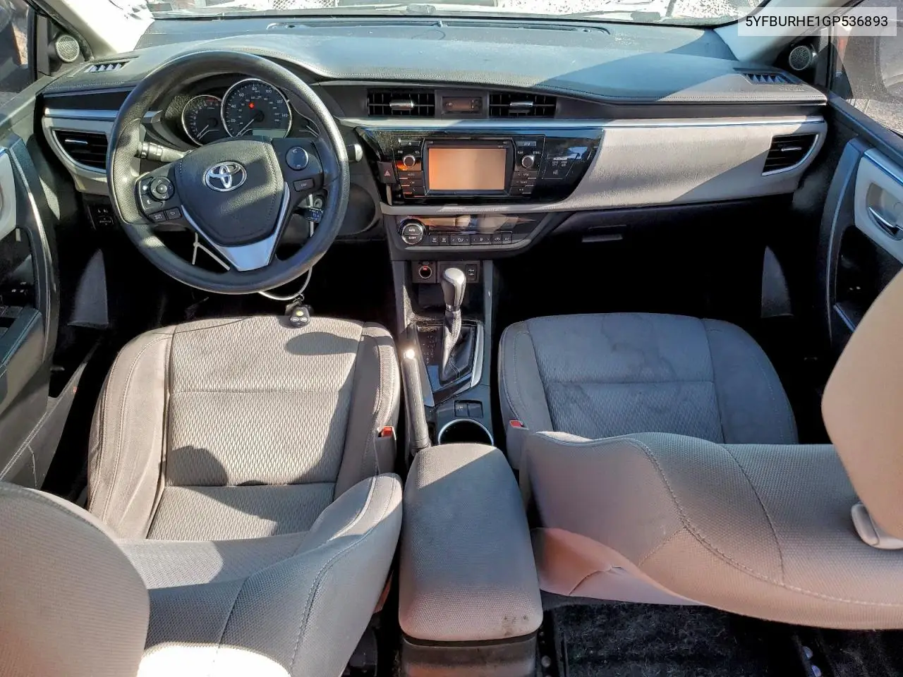 5YFBURHE1GP536893 2016 Toyota Corolla L