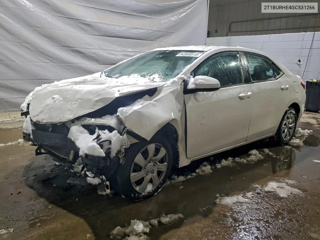 2T1BURHE4GC531266 2016 Toyota Corolla L