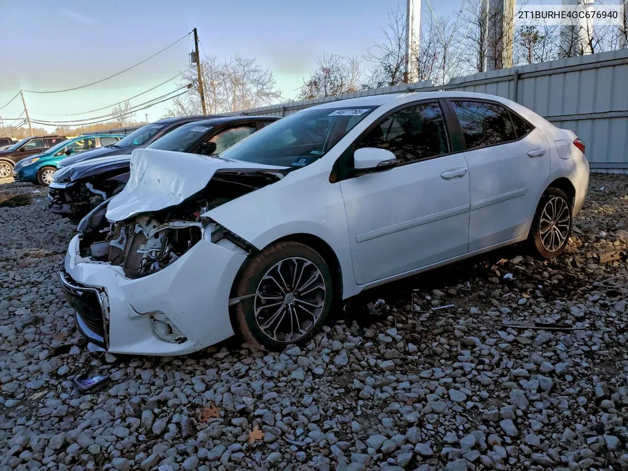 2T1BURHE4GC676940 2016 Toyota Corolla L