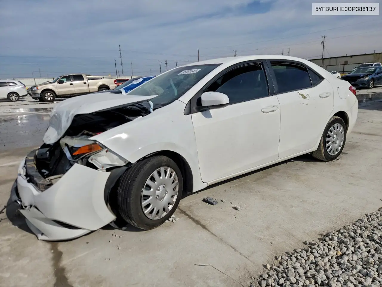 5YFBURHE0GP388137 2016 Toyota Corolla L