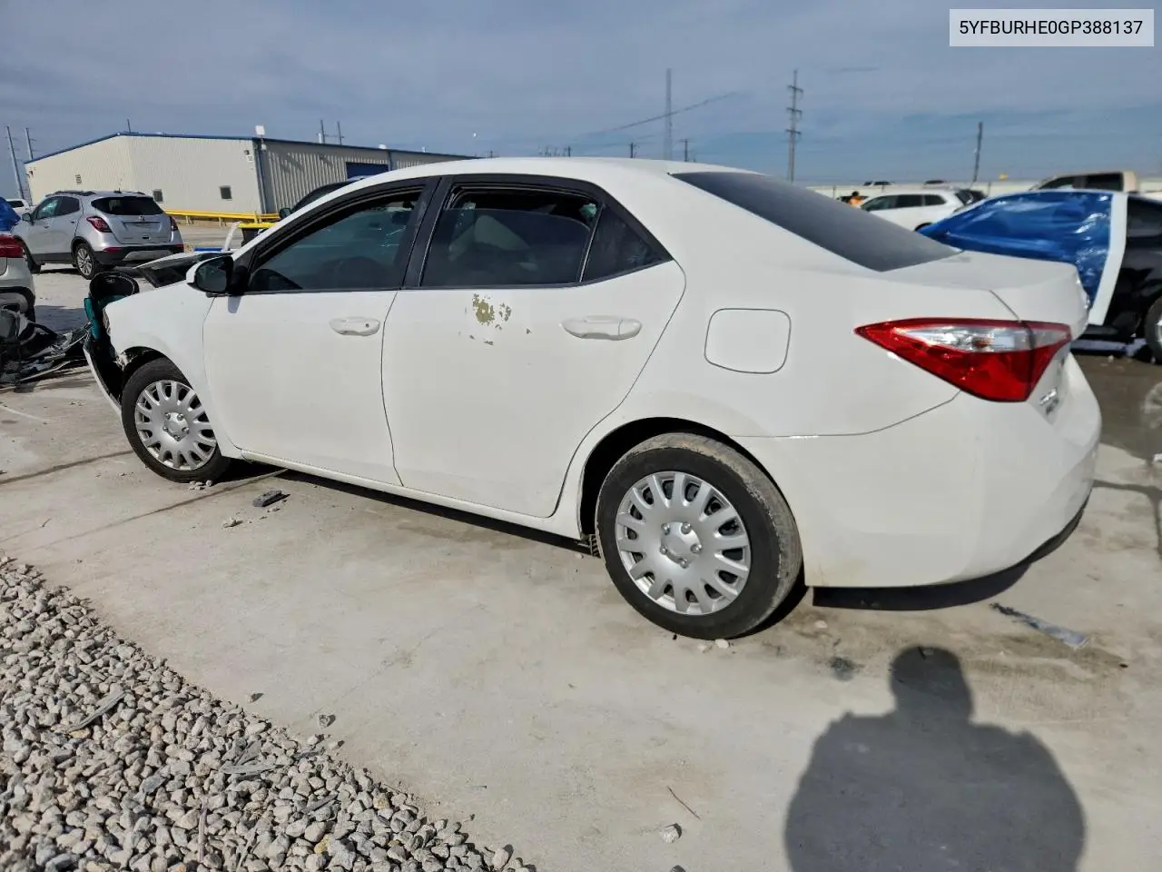 5YFBURHE0GP388137 2016 Toyota Corolla L