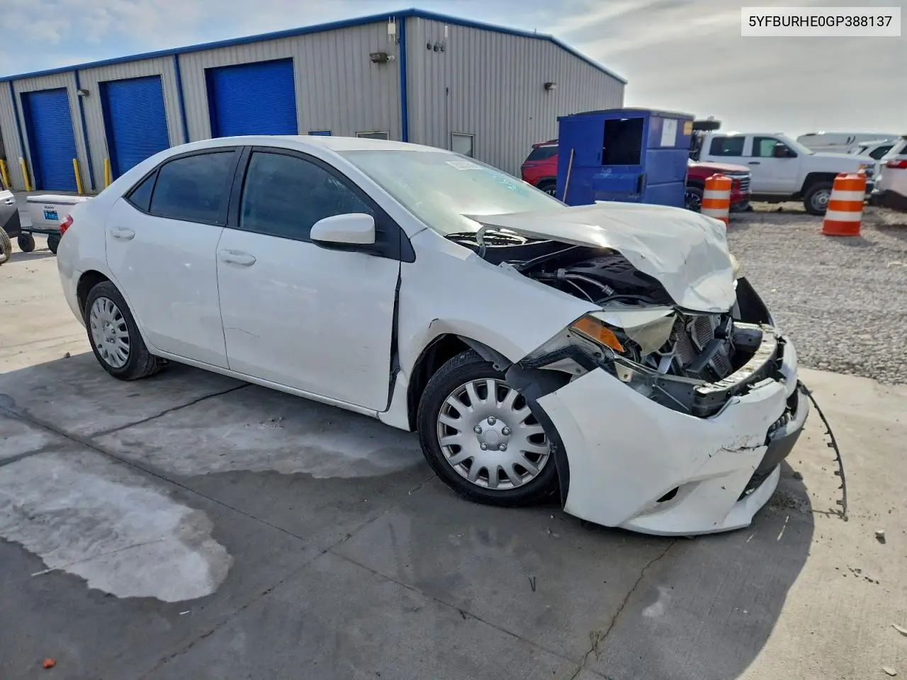 5YFBURHE0GP388137 2016 Toyota Corolla L