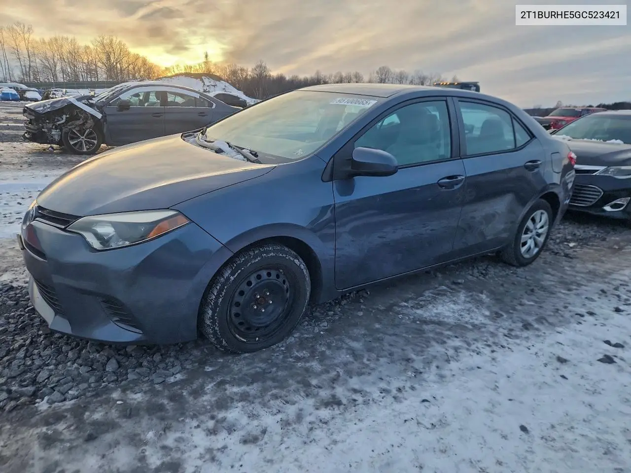 2T1BURHE5GC523421 2016 Toyota Corolla L