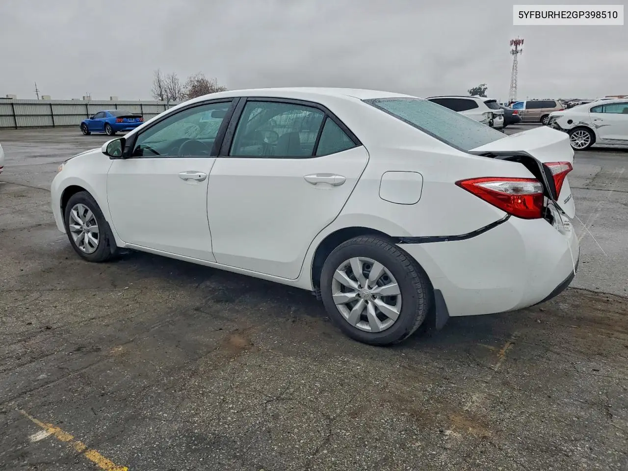 5YFBURHE2GP398510 2016 Toyota Corolla L