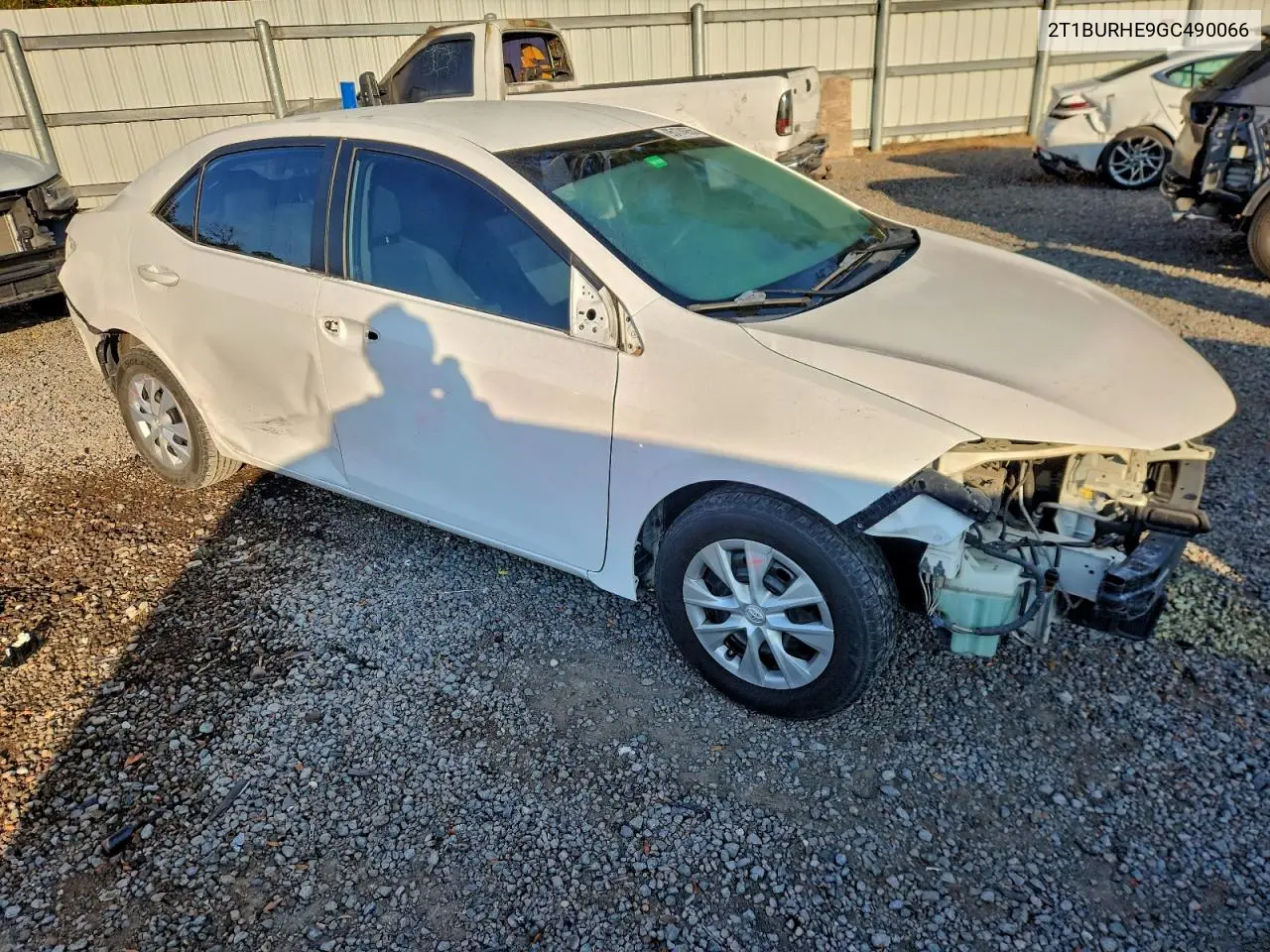 2T1BURHE9GC490066 2016 Toyota Corolla L