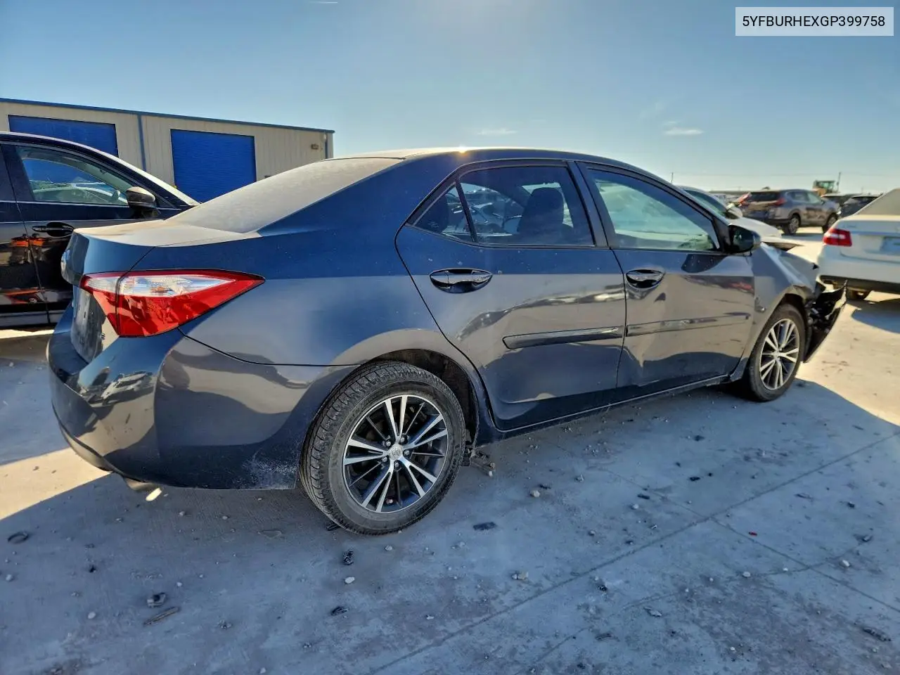 5YFBURHEXGP399758 2016 Toyota Corolla L