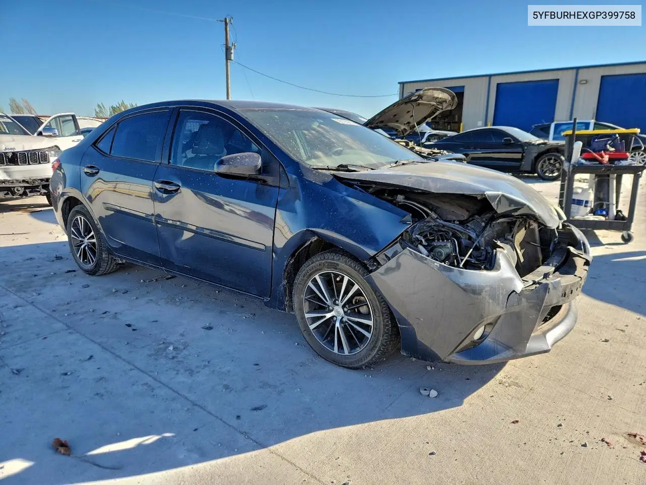 5YFBURHEXGP399758 2016 Toyota Corolla L