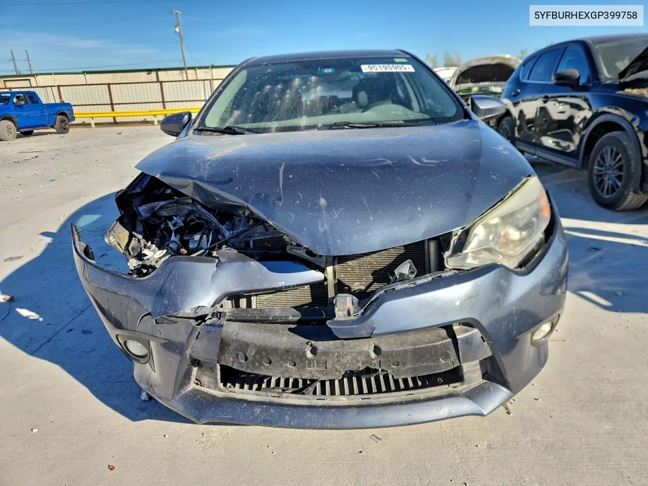 5YFBURHEXGP399758 2016 Toyota Corolla L