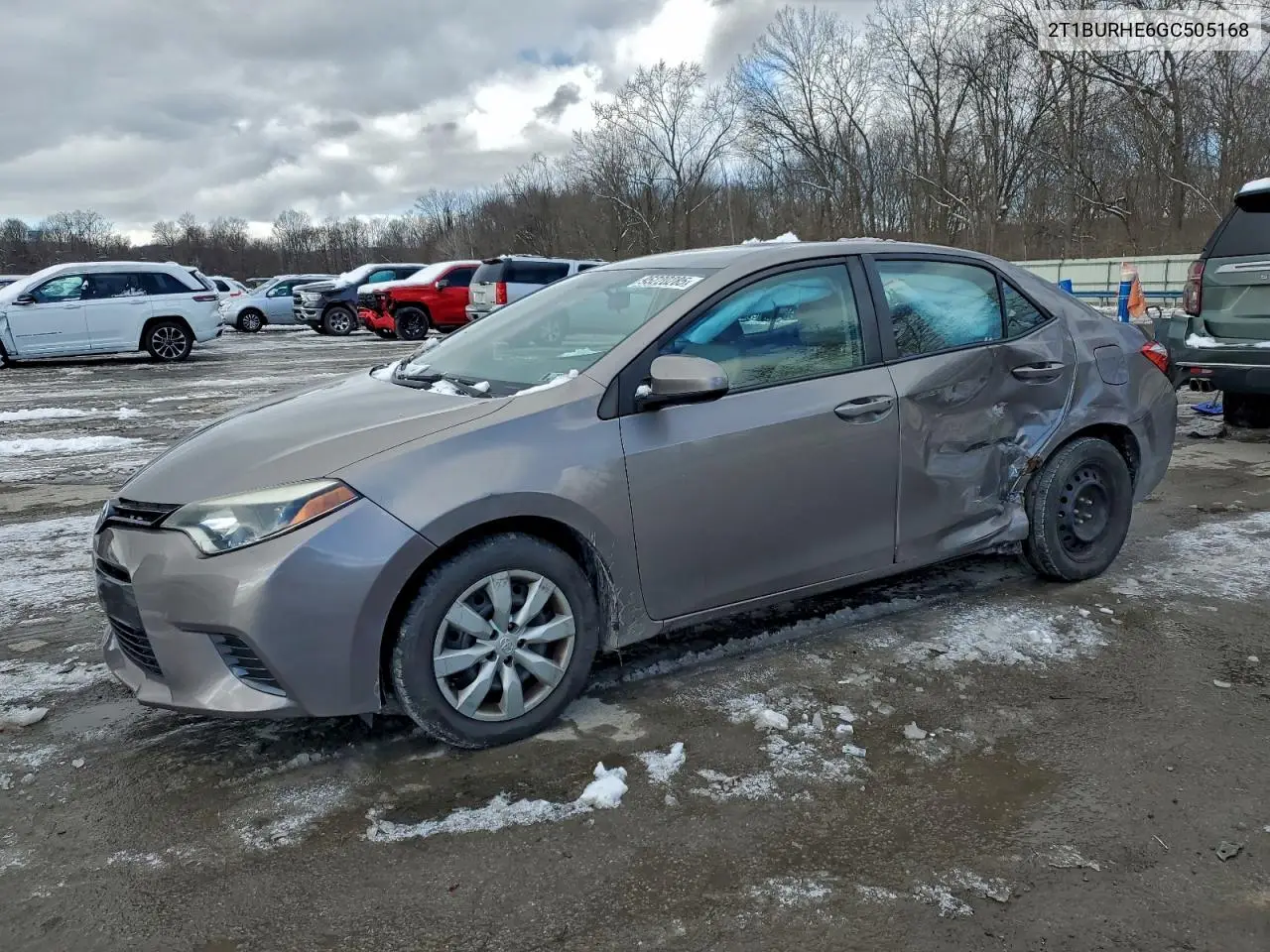 2T1BURHE6GC505168 2016 Toyota Corolla L
