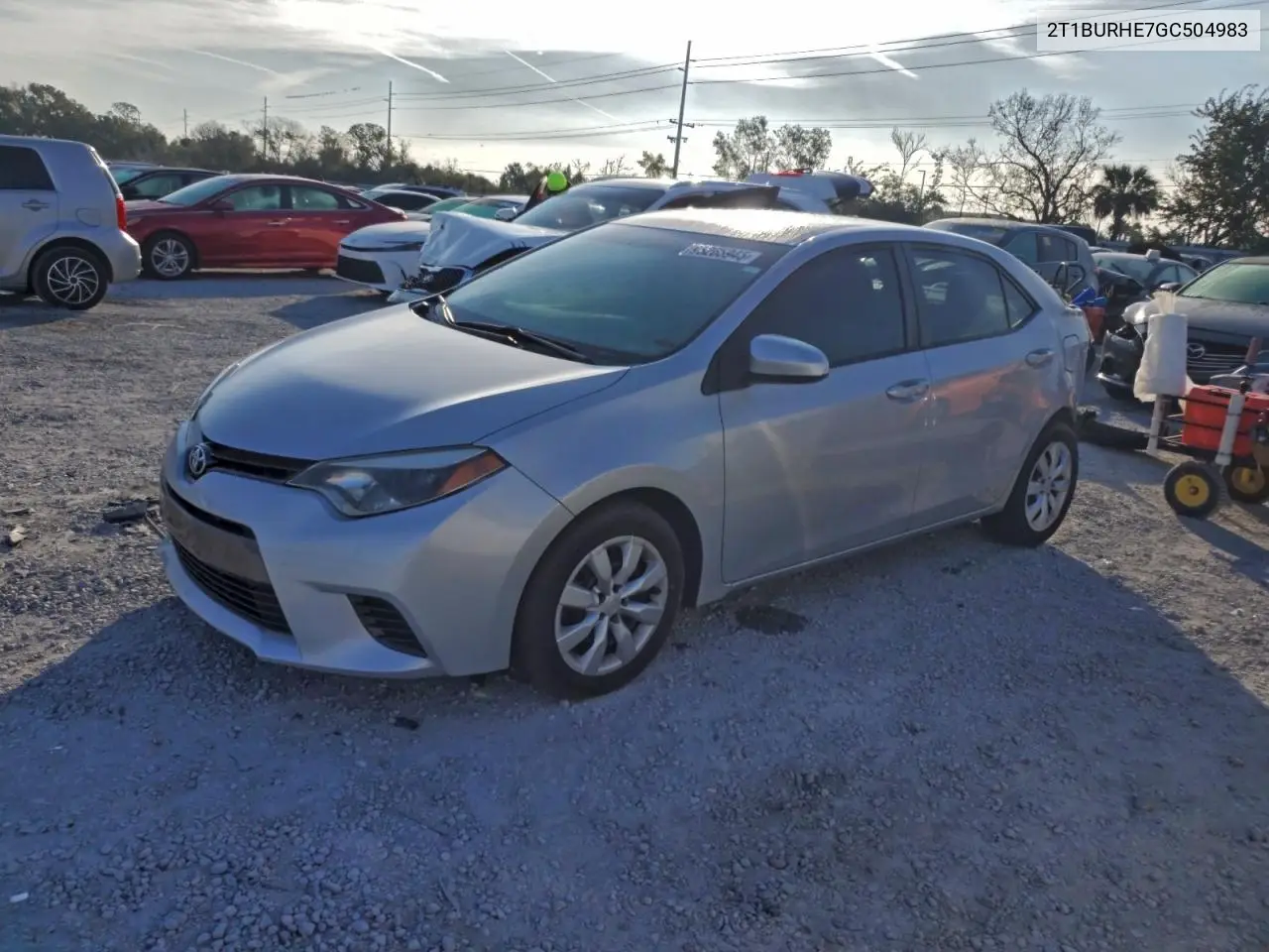 2T1BURHE7GC504983 2016 Toyota Corolla L