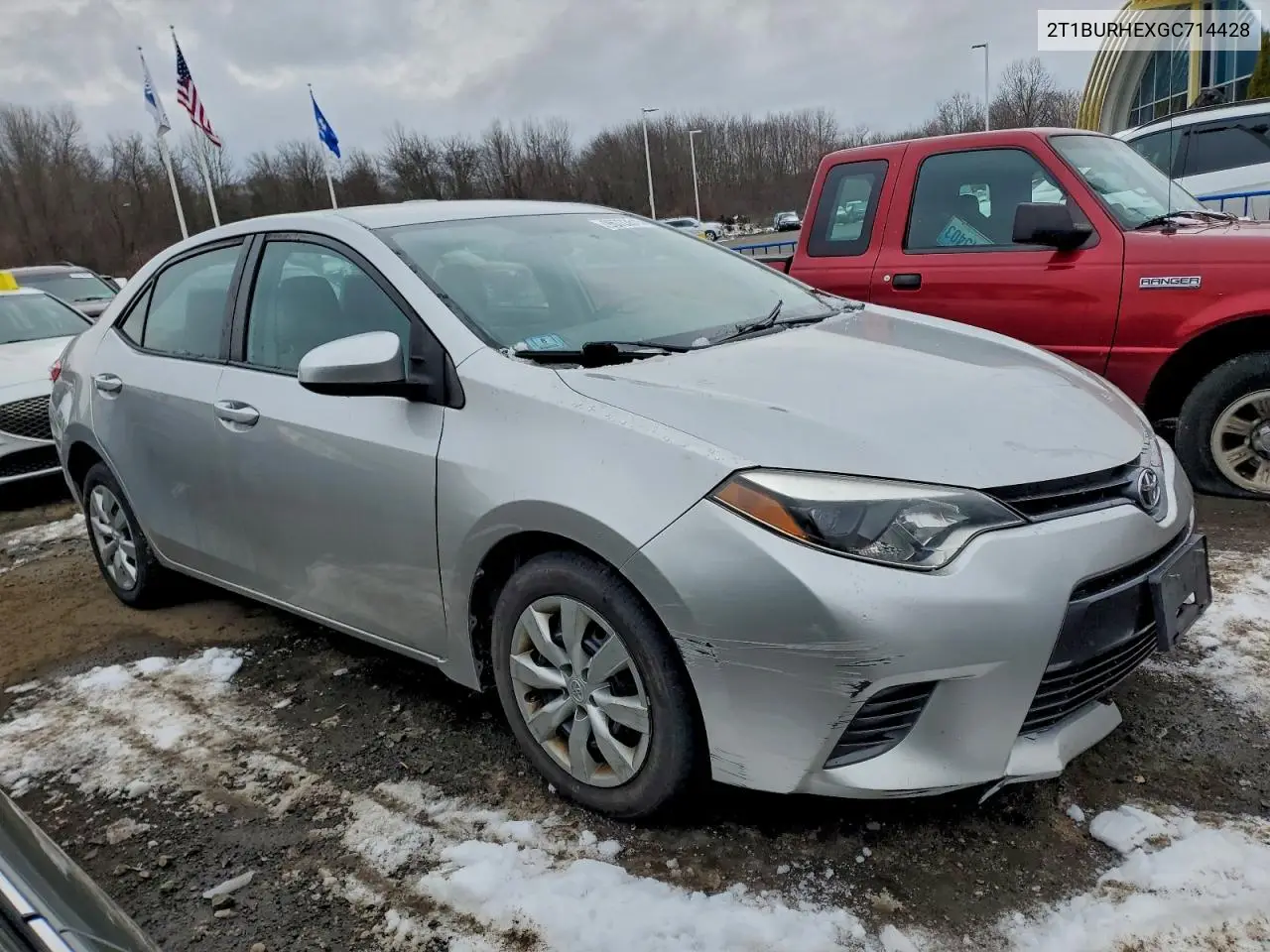 2T1BURHEXGC714428 2016 Toyota Corolla L