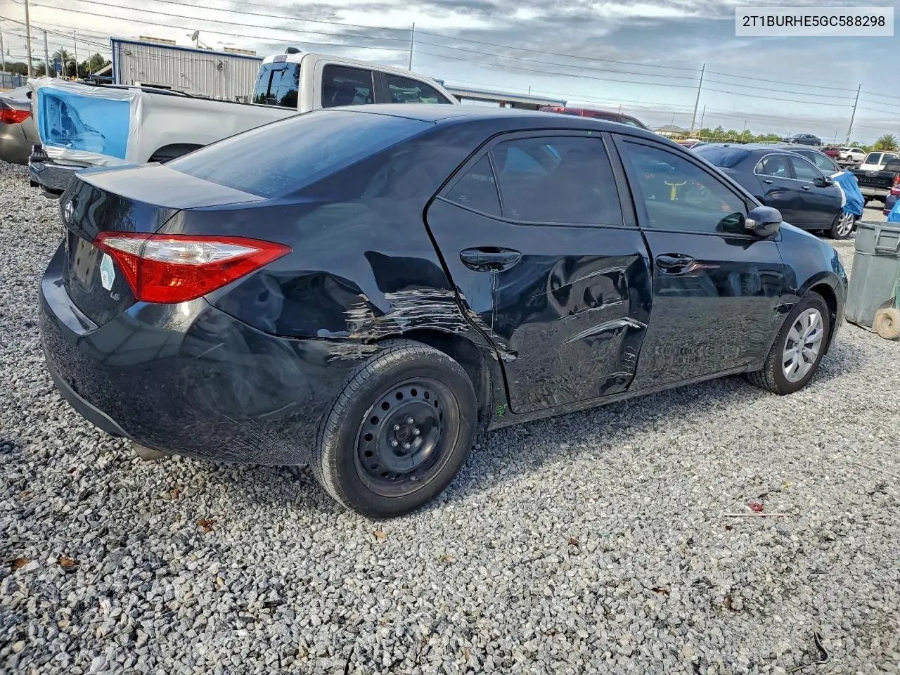 2T1BURHE5GC588298 2016 Toyota Corolla L