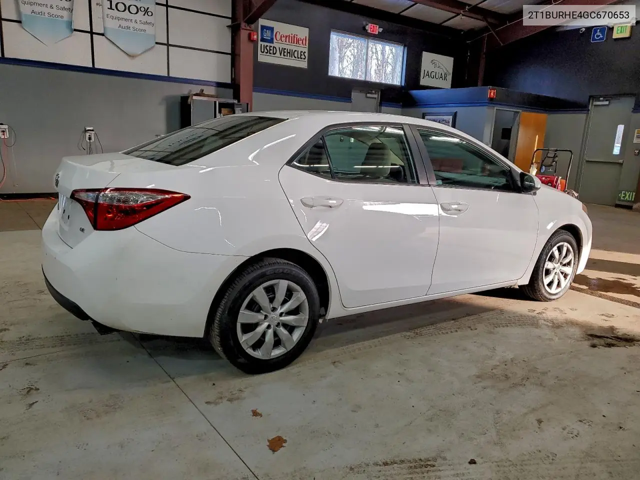 2T1BURHE4GC670653 2016 Toyota Corolla L
