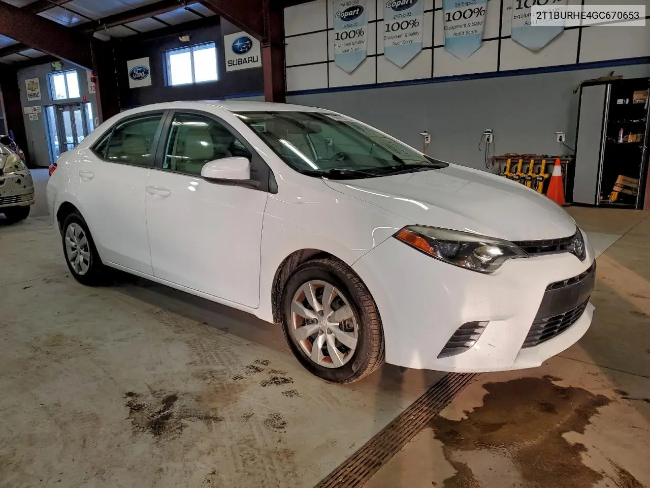 2T1BURHE4GC670653 2016 Toyota Corolla L