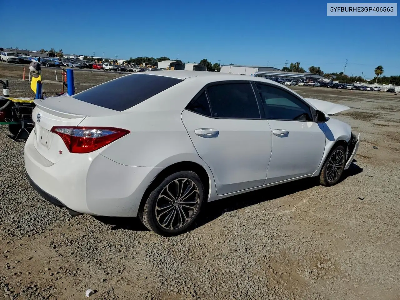 5YFBURHE3GP406565 2016 Toyota Corolla L