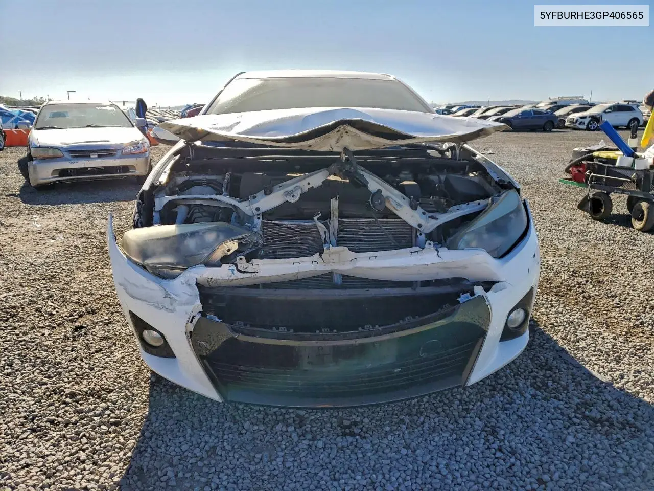 5YFBURHE3GP406565 2016 Toyota Corolla L
