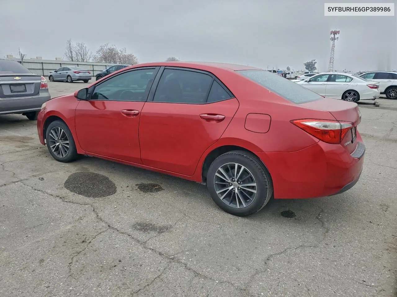 5YFBURHE6GP389986 2016 Toyota Corolla L