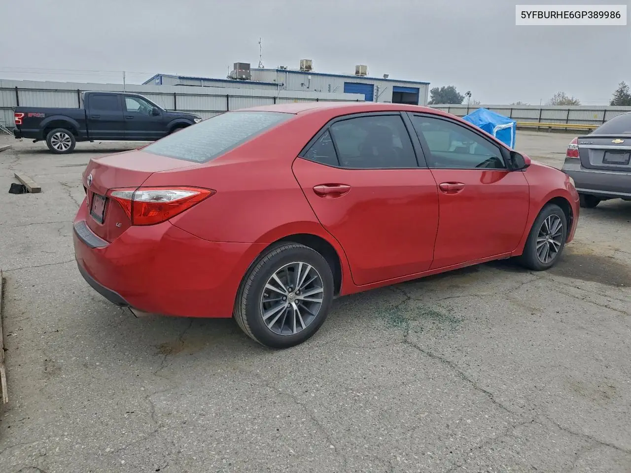 5YFBURHE6GP389986 2016 Toyota Corolla L