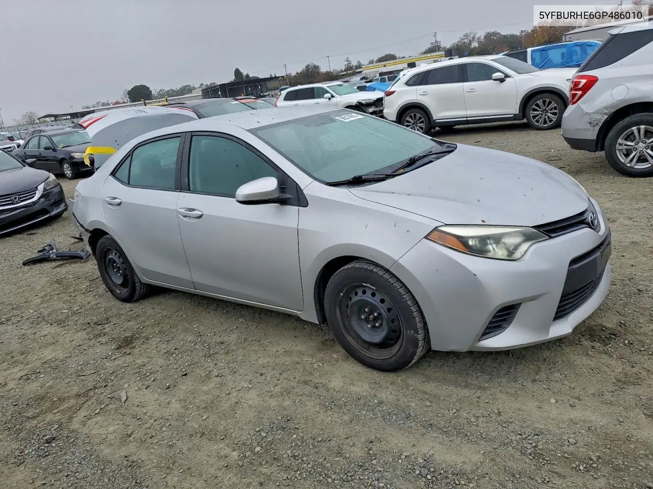 5YFBURHE6GP486010 2016 Toyota Corolla L