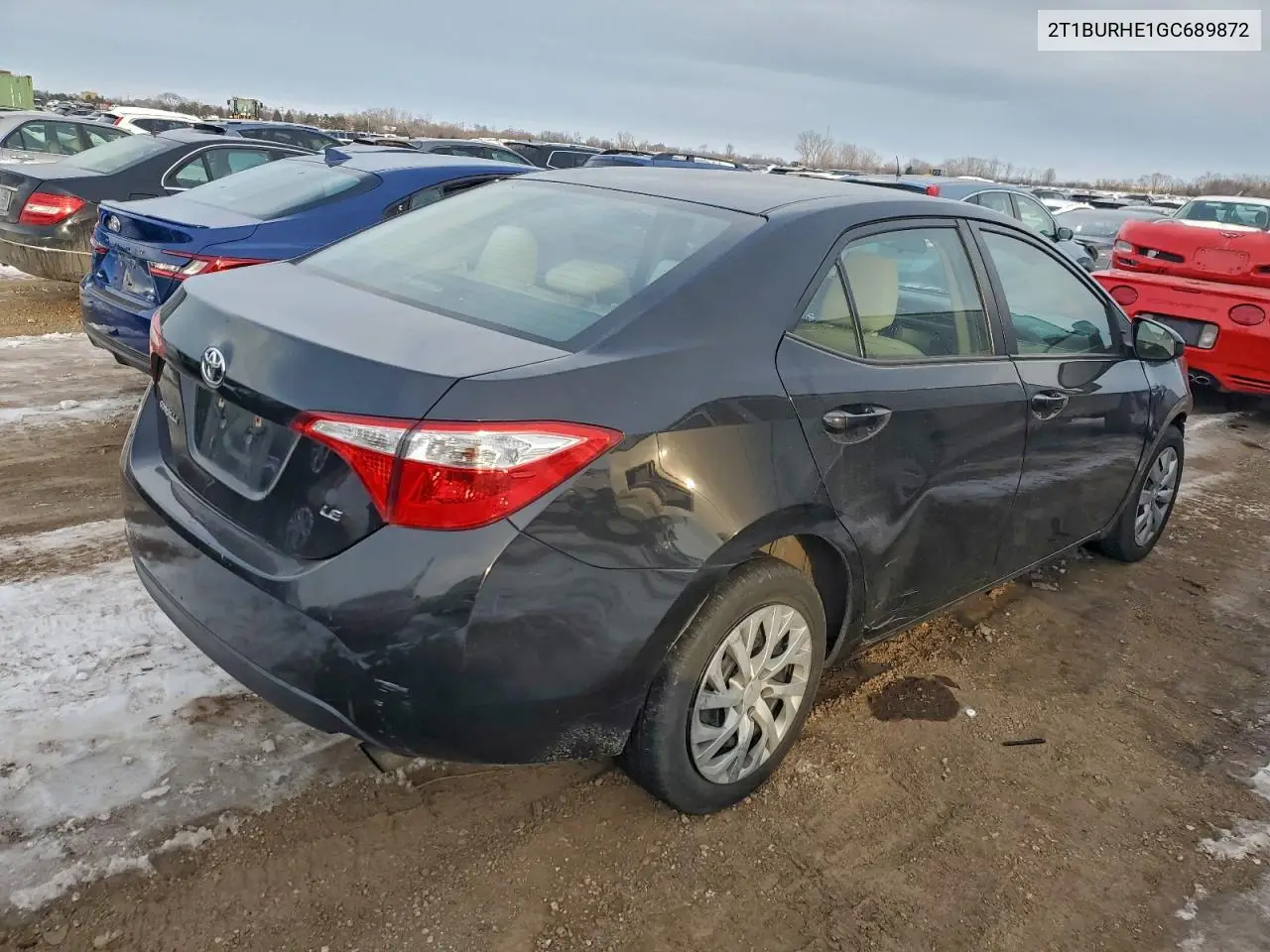 2T1BURHE1GC689872 2016 Toyota Corolla L