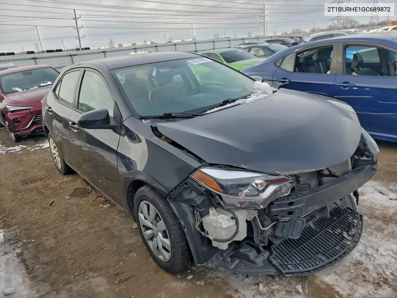 2T1BURHE1GC689872 2016 Toyota Corolla L