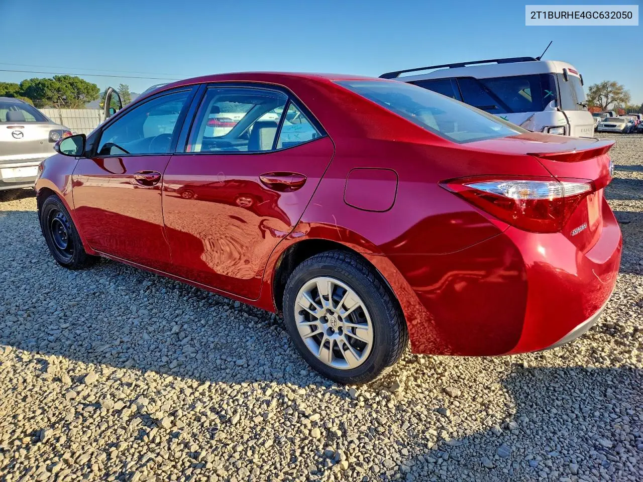 2T1BURHE4GC632050 2016 Toyota Corolla L