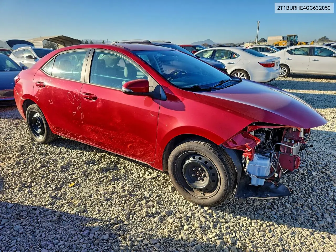 2T1BURHE4GC632050 2016 Toyota Corolla L
