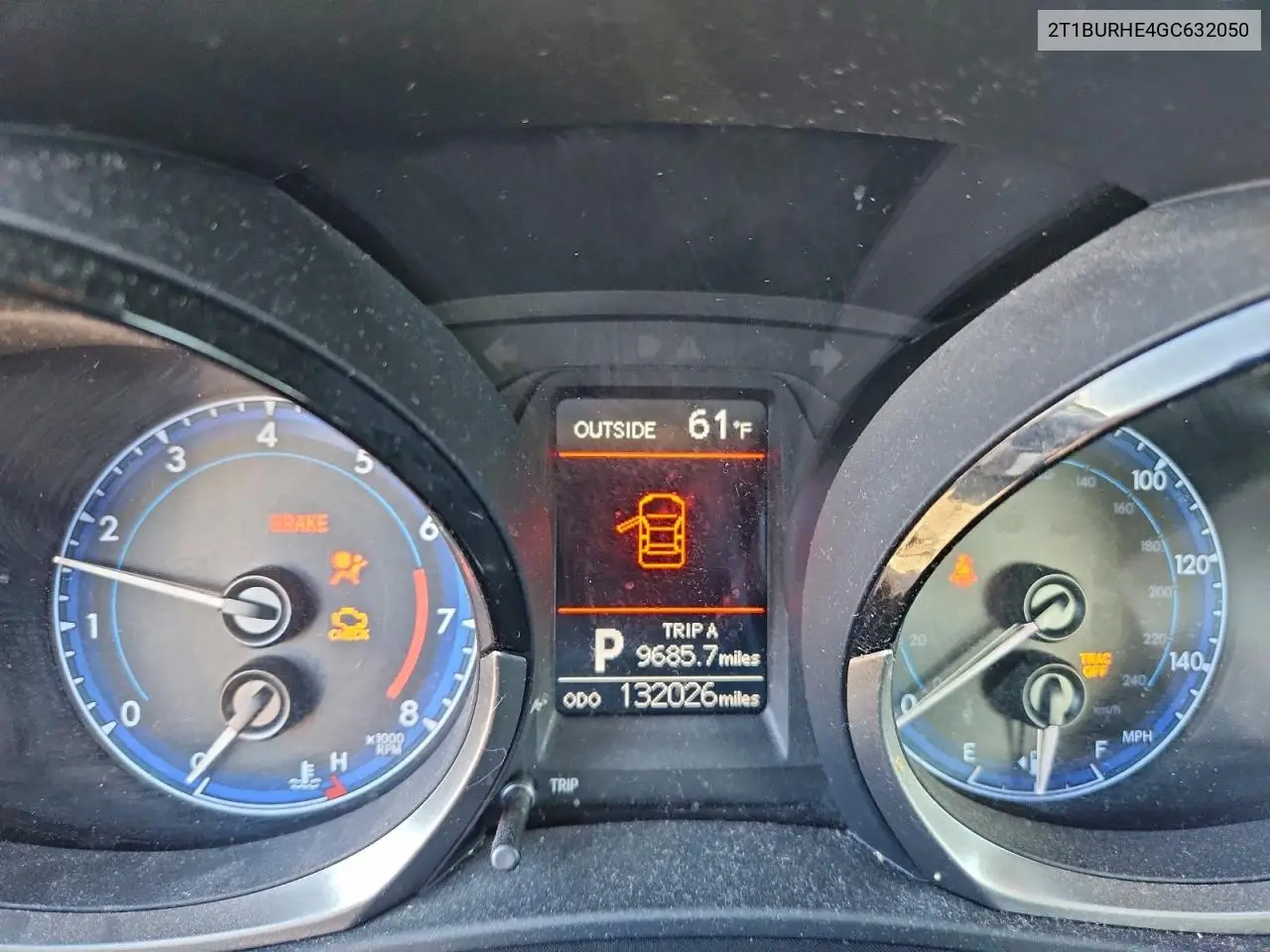 2T1BURHE4GC632050 2016 Toyota Corolla L