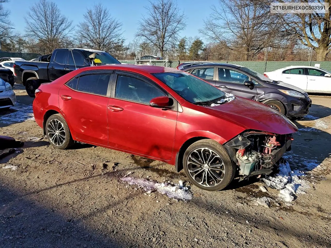 2T1BURHEXGC503391 2016 Toyota Corolla L