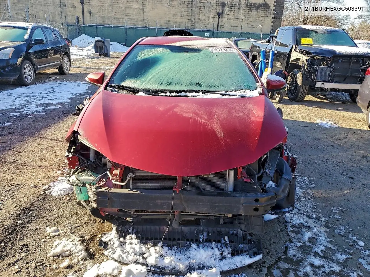 2T1BURHEXGC503391 2016 Toyota Corolla L
