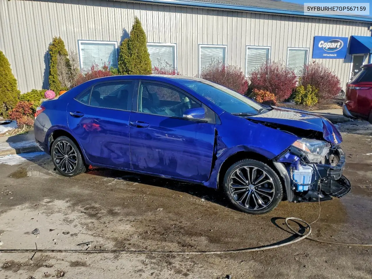 5YFBURHE7GP567159 2016 Toyota Corolla S Plus