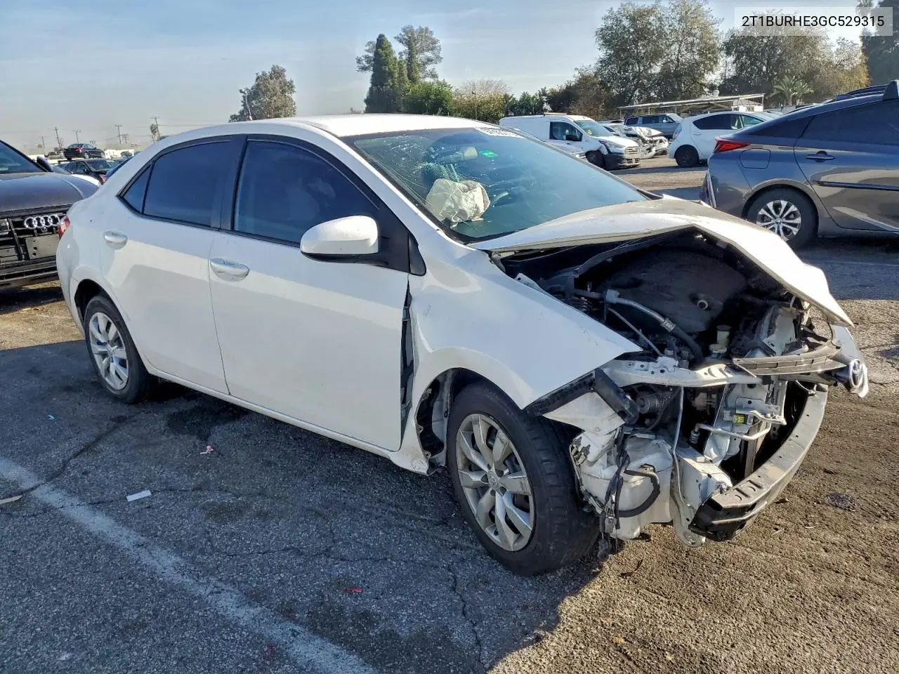 2T1BURHE3GC529315 2016 Toyota Corolla L