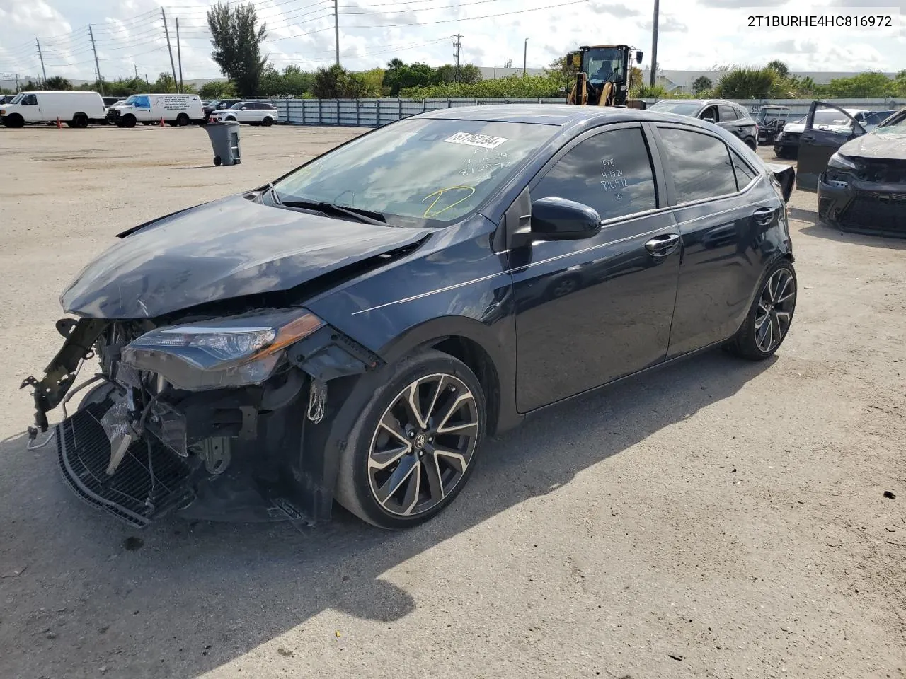 2T1BURHE4HC816972 2017 Toyota Corolla L