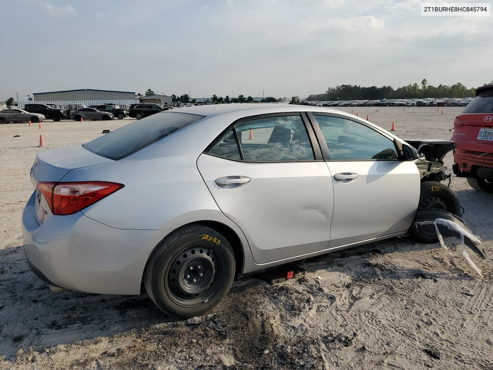 2017 Toyota Corolla L VIN: 2T1BURHE8HC845794 Lot: 67833734