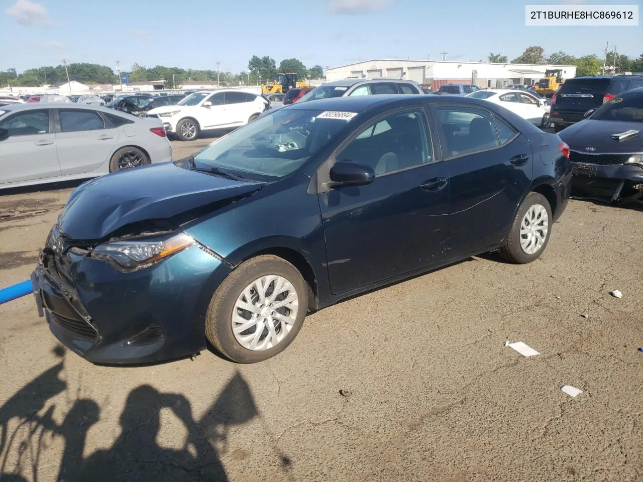 2017 Toyota Corolla L VIN: 2T1BURHE8HC869612 Lot: 68296894