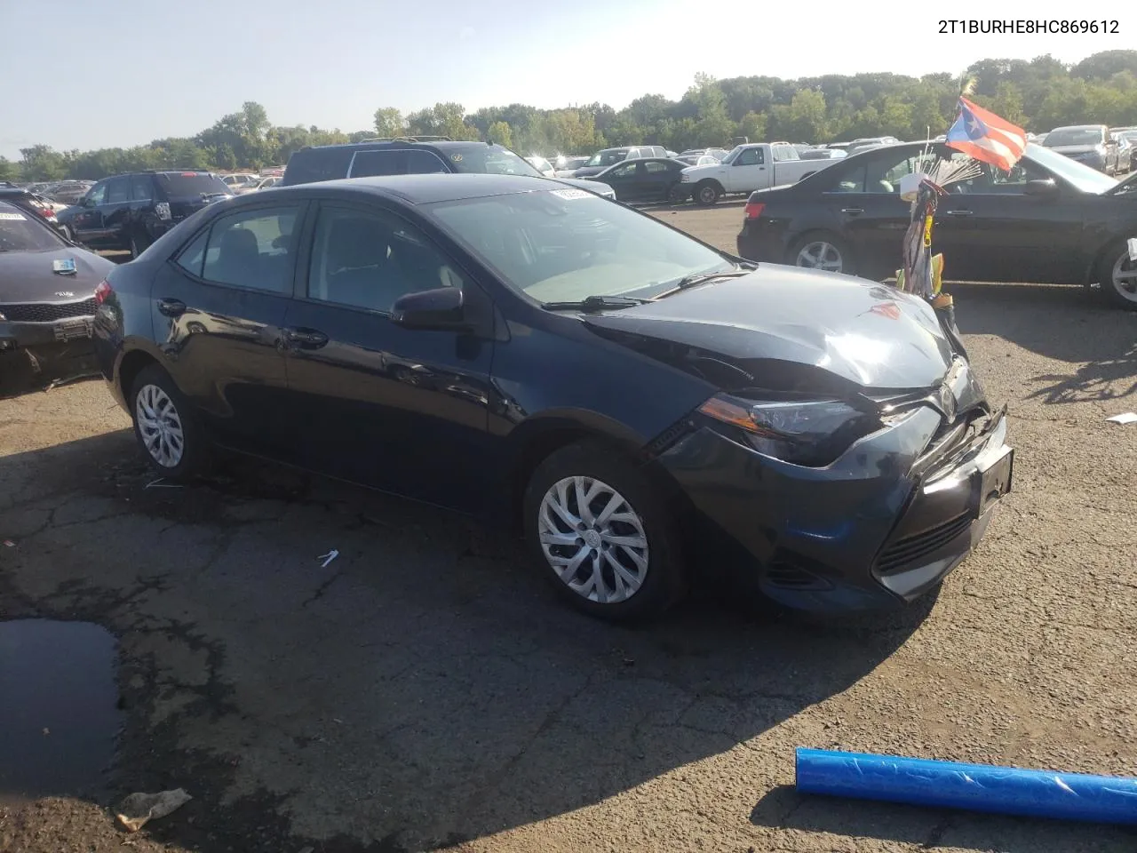 2017 Toyota Corolla L VIN: 2T1BURHE8HC869612 Lot: 68296894