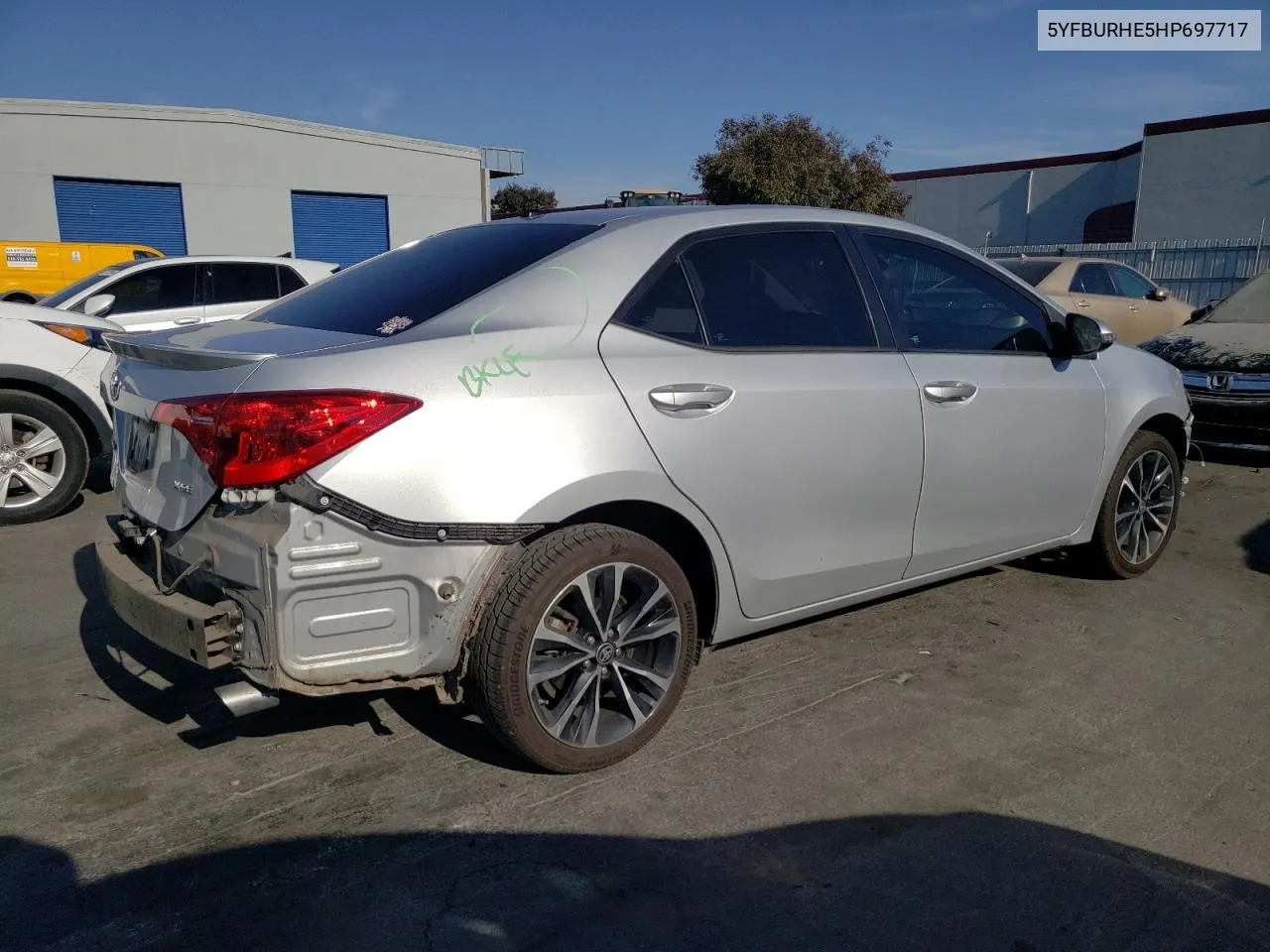 2017 Toyota Corolla L VIN: 5YFBURHE5HP697717 Lot: 72635504