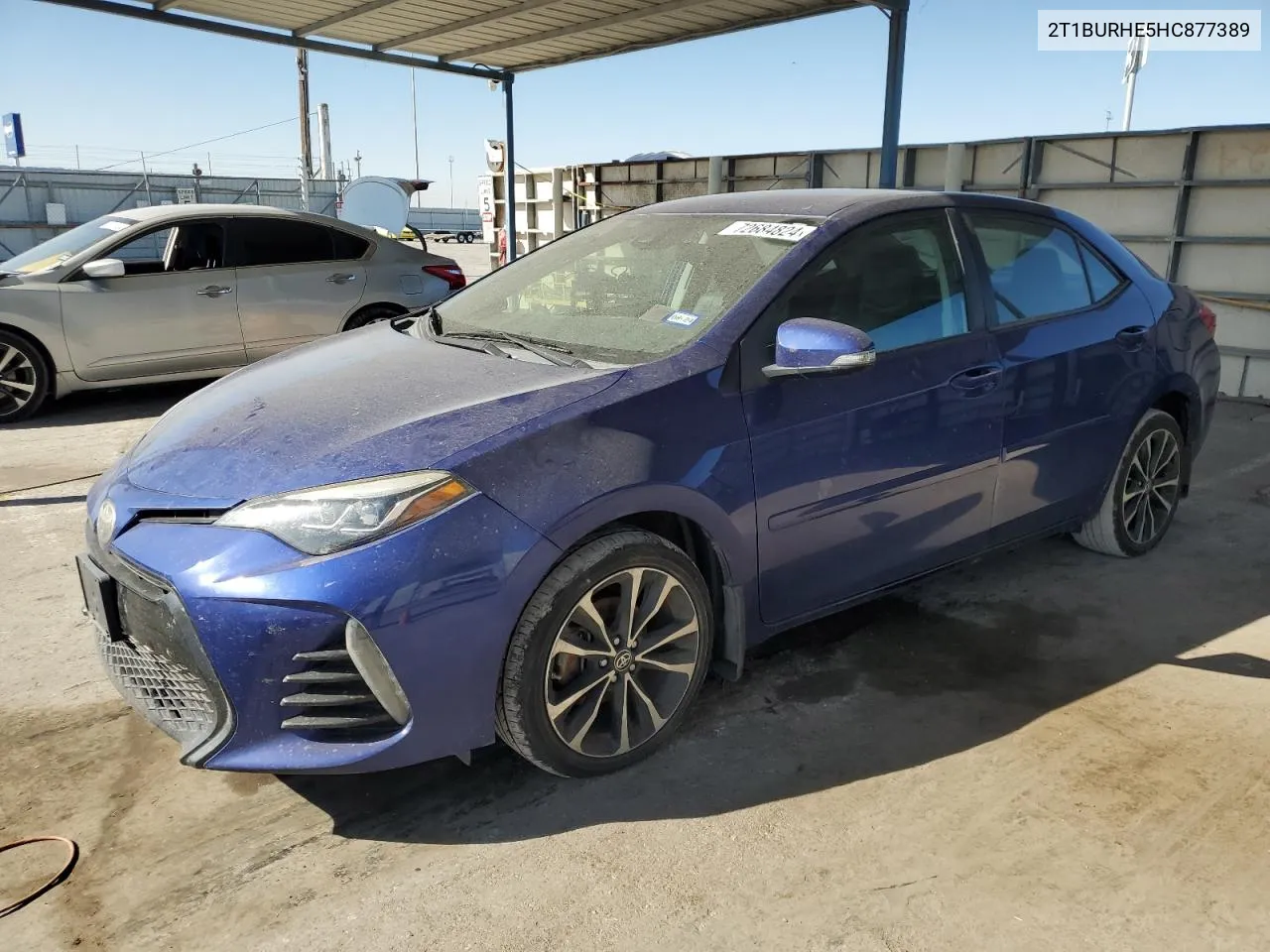 2017 Toyota Corolla L VIN: 2T1BURHE5HC877389 Lot: 72684824