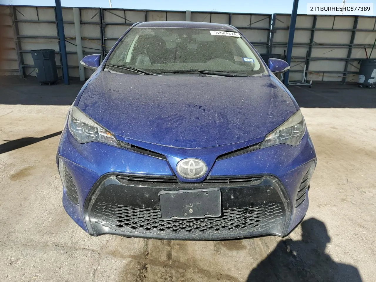 2017 Toyota Corolla L VIN: 2T1BURHE5HC877389 Lot: 72684824